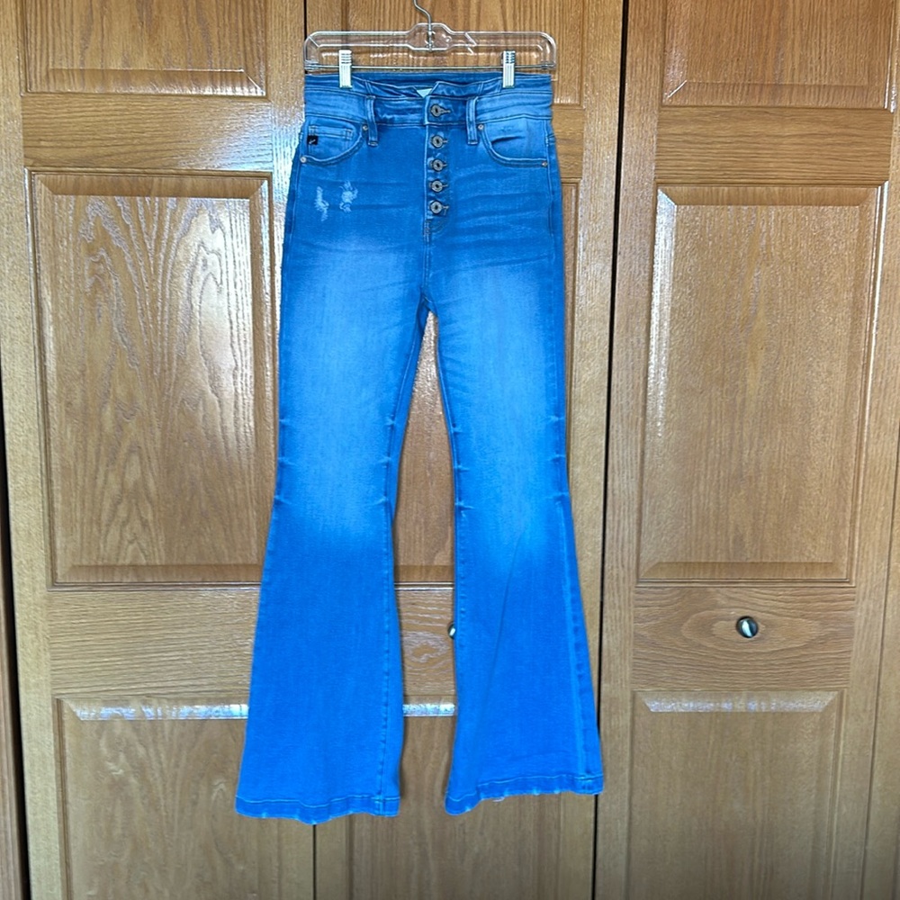 KanCan Blairen Ultra High Rise Flare Jeans Curvy